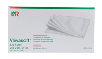 Lohmann & Rauscher Vliwasoft Vliesstofkompres 5x5cm - thumbnail