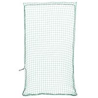 VidaXL Aanhangwagennet elastisch touw 2,7x1,5 m polypropeen groen - thumbnail