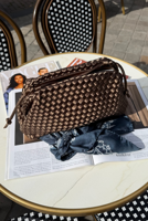 Marrea clutch Pouch bruna di sera - thumbnail