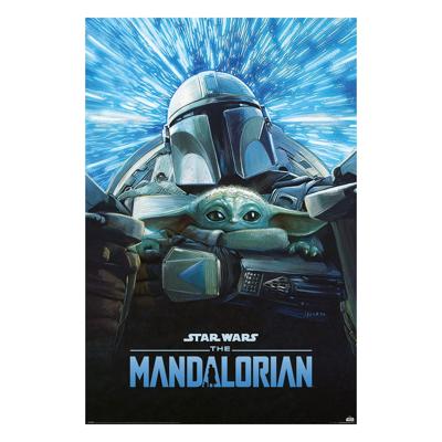 Poster The Mandalorian - S3 Lightspeed 61x91,5cm Poster The Mandalorian - S3 Lightspeed 61x91,5cm