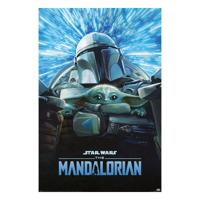 Poster The Mandalorian - S3 Lightspeed 61x91,5cm - thumbnail