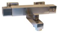 Best Design Square badthermostaat RVS Look - thumbnail