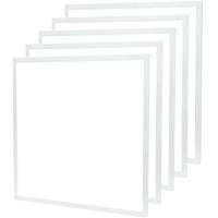 LED Paneel 60x60 5 Pack - Aigi Limno Slim - Helder/Koud Wit 6500K - 32W - Smart LED - Slimme LED - Dimbaar - Inbouw Vierkant - Mat Wit - Flikkervrij - thumbnail