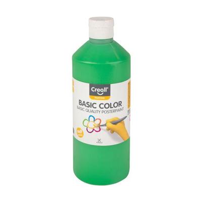 Plakkaatverf Creall Basic middengroen 500ml | 6 stuks