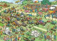 Jumbo legpuzzel Jan van Haasteren Grasmaaierrace 1000 stukjes - thumbnail