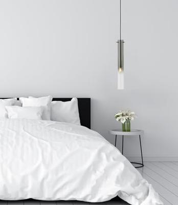 Brilliant HanglampGlasini zwart met smoke glas - 99209/06