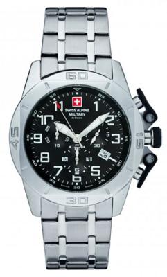 Swiss Alpine Military Quartz Chronograph 7063.9137 10ATM 45MM