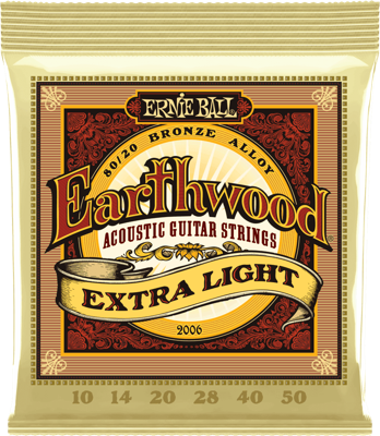 Ernie Ball Earthwood Acoustic 80/20 Extra Light 2006