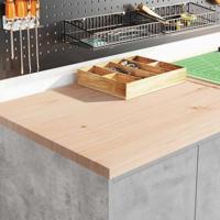 Garagekast 60x51x85 cm massief grenenhout betongrijs - thumbnail