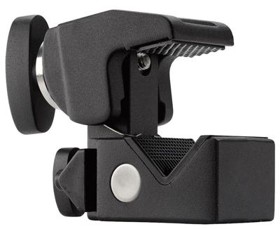 Kupo Convi klem - bevestig uw lamp aan buizen of oppervlaktes - Zwart