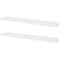 Wandplanken 4 st 120 cm wit - thumbnail