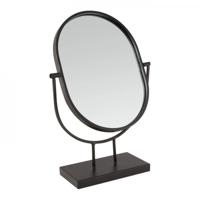 Vtwonen Mirror oval on stand black - thumbnail