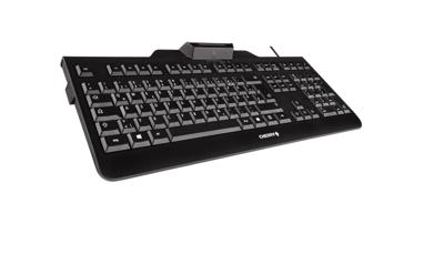CHERRY KC 1000 SC toetsenbord Kantoor USB AZERTY Frans Zwart