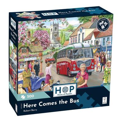 Here Comes the Bus Puzzel 500 Stukjes