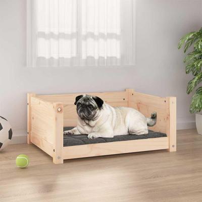 VidaXL Hondenbed 65,5x50,5x28 cm massief grenenhout VidaXL Hondenbed 65,5x50,5x28 cm massief grenenhout