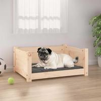 VidaXL Hondenbed 65,5x50,5x28 cm massief grenenhout - thumbnail