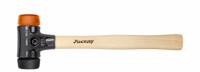 Wiha Kunststof hamer Safety | middelzacht/hard | met hickorysteel | rond-slagkop | 50 mm - 26613 - 26613 - thumbnail