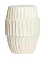 Light & Living Bijzettafel 'Isili' Keramiek, kleur Mat Wit - thumbnail