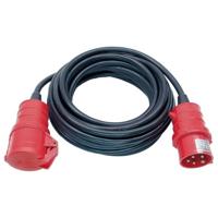 Brennenstuhl CEE verlengsnoer IP44 25m zwart H07RN-F 5G2,5 5-polig - 1167720 - thumbnail