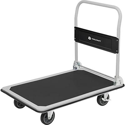 TOOLCRAFT Handwagen Inklapbaar, Afleider Staal, PP, Thermoplastisch polyurethaan Laadvermogen (max.): 150 kg TOOLCRAFT Handwagen Inklapbaar, Afleider Staal, PP, Thermoplastisch polyurethaan Laadvermogen (max.): 150 kg