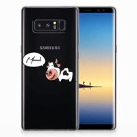 Samsung Galaxy Note 8 Telefoonhoesje met Naam Cow - thumbnail