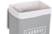 Mandenset DKD Home Decor Donker grijs Bamboe 40 x 30 x 46 cm 5 Onderdelen - thumbnail