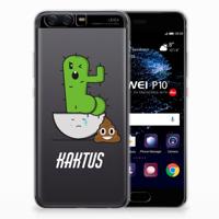 Huawei P10 Telefoonhoesje met Naam Cactus Poo - thumbnail