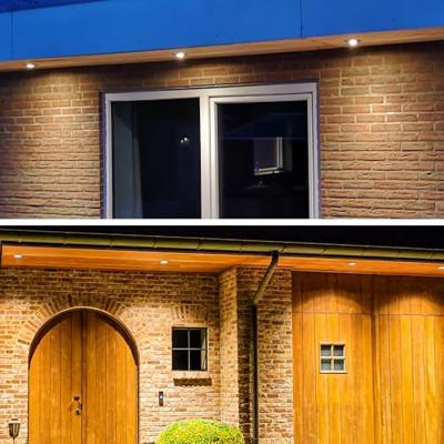 Set van 3 Nola LED inbouwspots - Lage inbouwdiepte (49mm) - 5 Watt 480 lumen - 2700K warm wit - Dimbaar - Rond - IP65 waterdicht voor binnen, buiten en badkamer - Wit