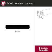 Paulmann URail 96902 230V-railsysteemcomponenten Rail Zwart (mat) - thumbnail