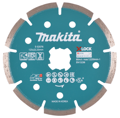 Makita Accessoires Diamantschijf 125mm - E-02076 - E-02076
