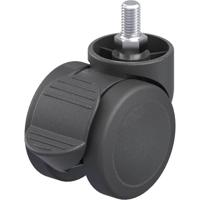 Blickle LKDB-PUA 50G-RA Kunststof dubbel zwenkwiel Wieldiameter: 50 mm Draagvermogen (max.): 50 kg 1 stuk(s) - thumbnail