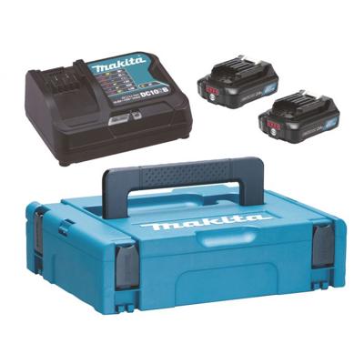 Makita Accessoires Startset DC10SB + 2x BL1021B | in M-Box koffer - 197658-5