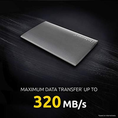 Externe Harde Schijf INTENSO 3823440 256 GB SSD 1.8" USB 3.0 Antraciet - thumbnail