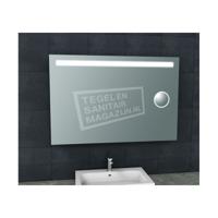 Wiesbaden Spiegel Tigris met LED Verlichting En Scheerspiegel 120x80 cm - thumbnail