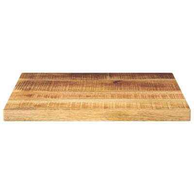 Tafelblad vierkant 40x40x2,5 cm massief ruw mangohout