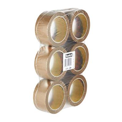 Verpakkingstape scotch 371 50mmx66m bruin pp 6rol