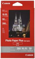 Canon Photo Paper Plus Semi-gloss SG-201 1686B015 Fotopapier 10 x 15 cm 260 g/m² 50 vellen Zijdeglans - thumbnail