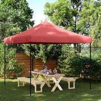 Partytent inklapbaar pop-up 292x292x315 cm bordeauxrood - thumbnail