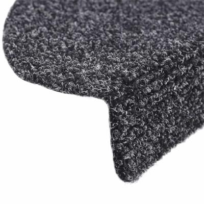 Trapmatten Zelfklevend 20 stuks 65x21x4 cm Donkergrijs Halfrond Groot