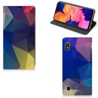 Samsung Galaxy A10 Stand Case Polygon Dark - thumbnail