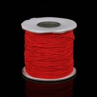 50m/zak 0.5 mm ronde elastische koord beading stretch draad/koord/touw voor ketting armband sieraden maken (rood) - thumbnail