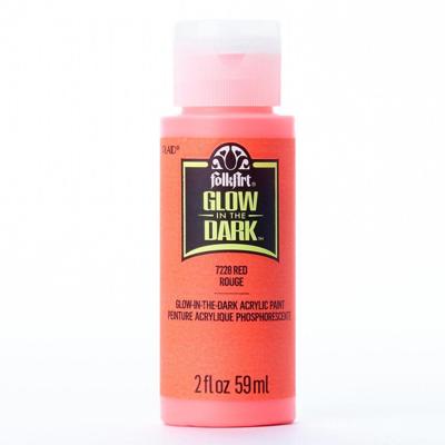 FolkArt • glow in the dark colors red glow in the dark 59ml