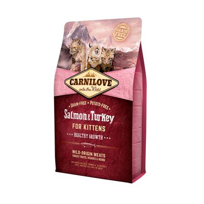 CARNILOVE Salmon & Turkey For kittens - droog kattenvoer - 6kg