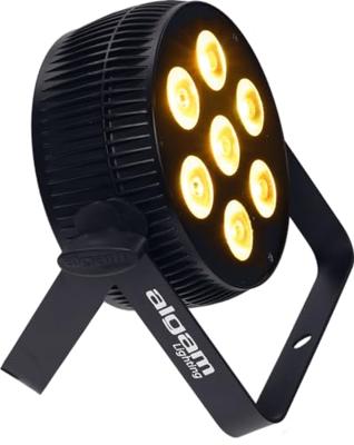 Algam Lighting Slimpar 710 QUAD LED-par 7x 10W RGBW Algam Lighting Slimpar 710 QUAD LED-par 7x 10W RGBW