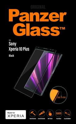 Pantserglas 'Edge-to-Edge ' displaybescherming voor Sony Xperia 10 Plus, zwart