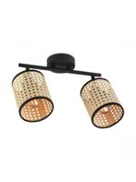 Light depot - LED opbouwspot Ratan 2L - zwart - Outlet - thumbnail