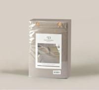 Primaviera Deluxe Hotel stripe Taupe 200 x 200/260 cm - thumbnail