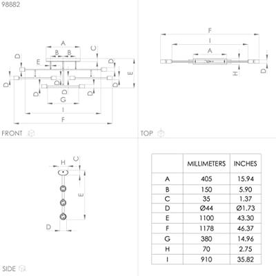 Eglo Gouden plafondlampBelsiana 1 8-lichts - 98882