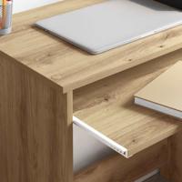 Bureau met plank Artisan Eiken 106 x 40 x 88.5 cm Bewerkt hout - thumbnail