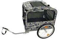 BLUE BIRD fiets-hondenkar dog trailer 20" camouflage - thumbnail